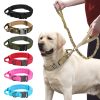 Durable Military Tactical Dog Collar Bungee Leash 1