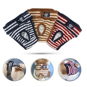 Washable Female Dog Diaper Shorts Panties Menstruation Underwea Pet PAD 1