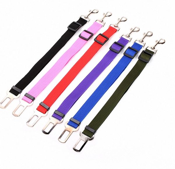 Pet Dog Car Seat Belts Harness Vehicle 1pcs Puppy Adjustable Leader Clip Dog Supplies Safety Pet Products 3