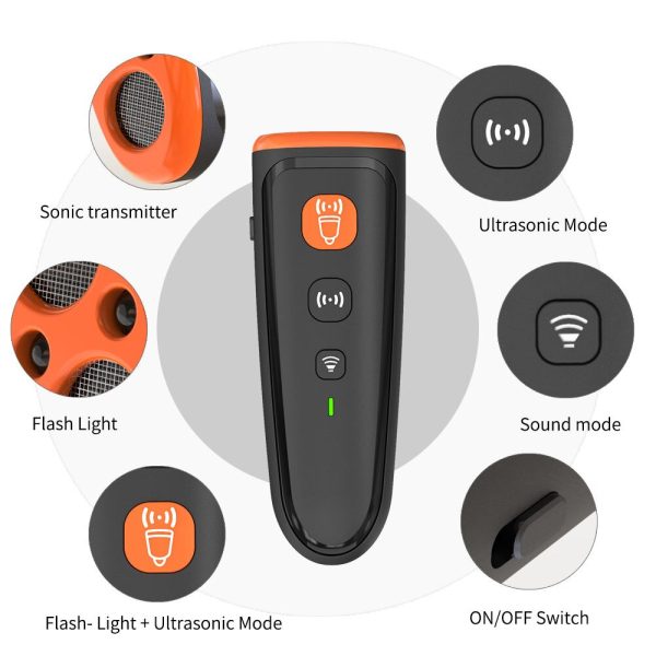 TIFICY 3-in-1 LED USB Rechargeable Dog Repeller No Dog Noise Anti Barking Device Ultrasonic Dog Bark Deterrent Devices Training 6 TIFICY 3-in-1 LED USB Rechargeable Dog Repeller No Dog Noise Anti Barking Device Ultrasonic Dog Bark Deterrent Devices Training 6