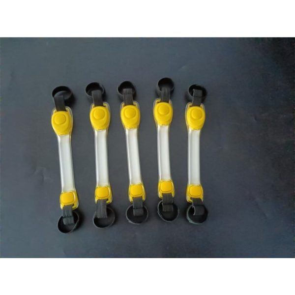 Coleira de Led para Cachorros de Estimação Antiperda/Evite Acidentes de Carro Coleira Faixa Luminosa LED de Segurança Noturna Brilho Piscante Coleira para Animais de Estimação 5