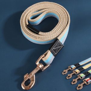 Super Durable canvas Dog Training Leash Pet Walking Lead 1