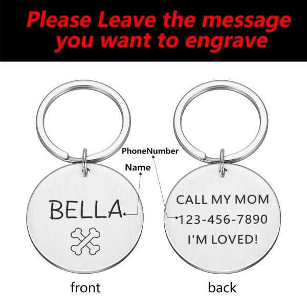 Personalized Dog Tag Pet ID Tag Name Tags Free Customized Cat Puppy Tags Stainless Steel Collar Pet Accessories Dropshipping 3 Personalized Dog Tag Pet ID Tag Name Tags Free Customized Cat Puppy Tags Stainless Steel Collar Pet Accessories Dropshipping 3