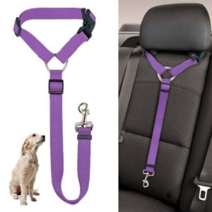 Pet Dog Leash Car Seat Belt Adjustable Lead Leash Safety Collar Leash BackSeat Safety Belt Dogs Collar Pet Accessories 1