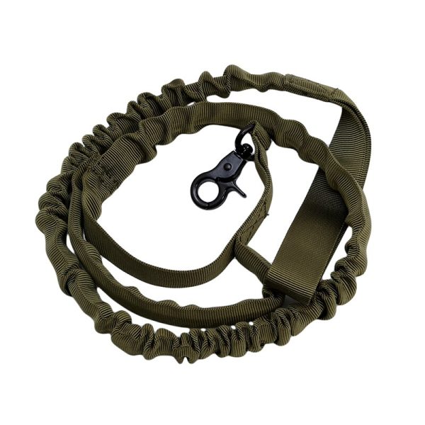 Army Tactical Dog Training Leash Nylon Bungee Leashes Pet Military Lead Belt 4