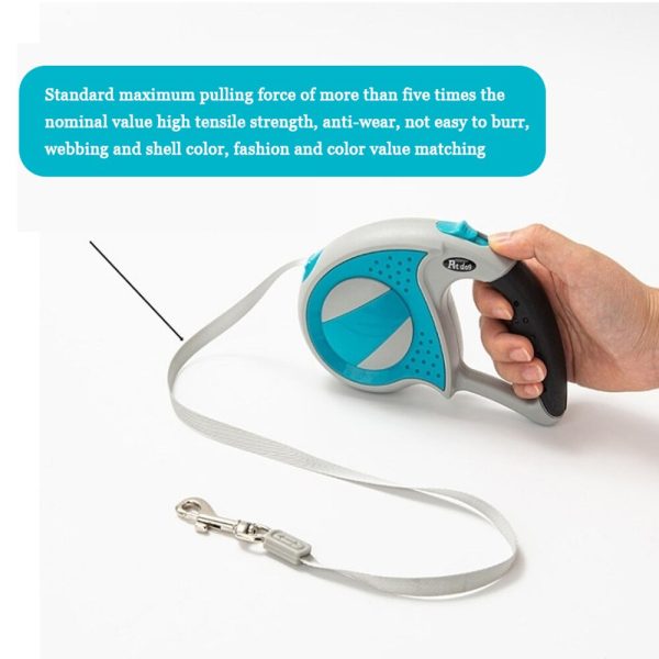 Coleira automática retrátil para cães com corda de tração para cães 2