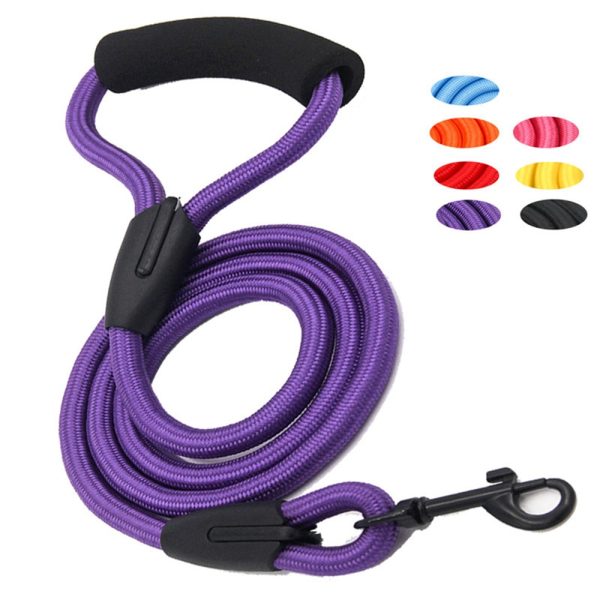 Solid Dog Leash Nylon Pet Rope 1
