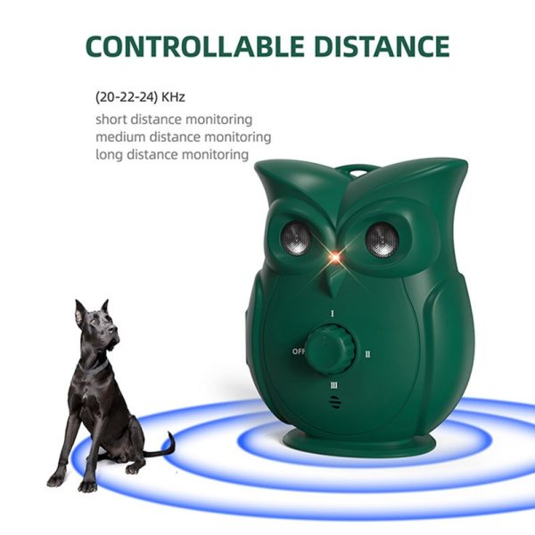 Dispositivo de controle de latido Dispositivo antilatido ultrassônico para cães ao ar livre Dissuasor de latidos Silenciador Ferramenta de treinamento à prova d'água 1